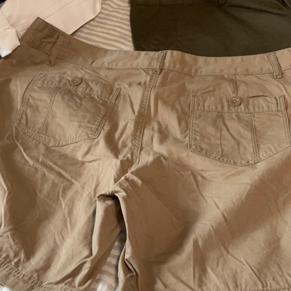 Eddie Bauer 3 pair Cotton Shorts Size 16 - Picture 9 of 9